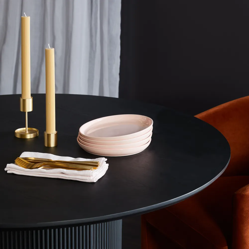 Arcadia Round Dining Table - 1.5m Black