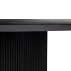 Arcadia Round Dining Table - 1.5m Black