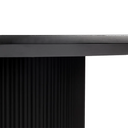 Arlo Round Dining Table - 1.5m Black