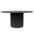 Arcadia Round Dining Table - 1.5m Black