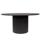 Arcadia Round Dining Table - 1.5m Black