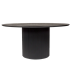 Arlo Round Dining Table - 1.5m Black