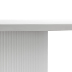 Arcadia Round Dining Table - 1.5m White