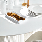 Arlo Round Dining Table - 1.5m White