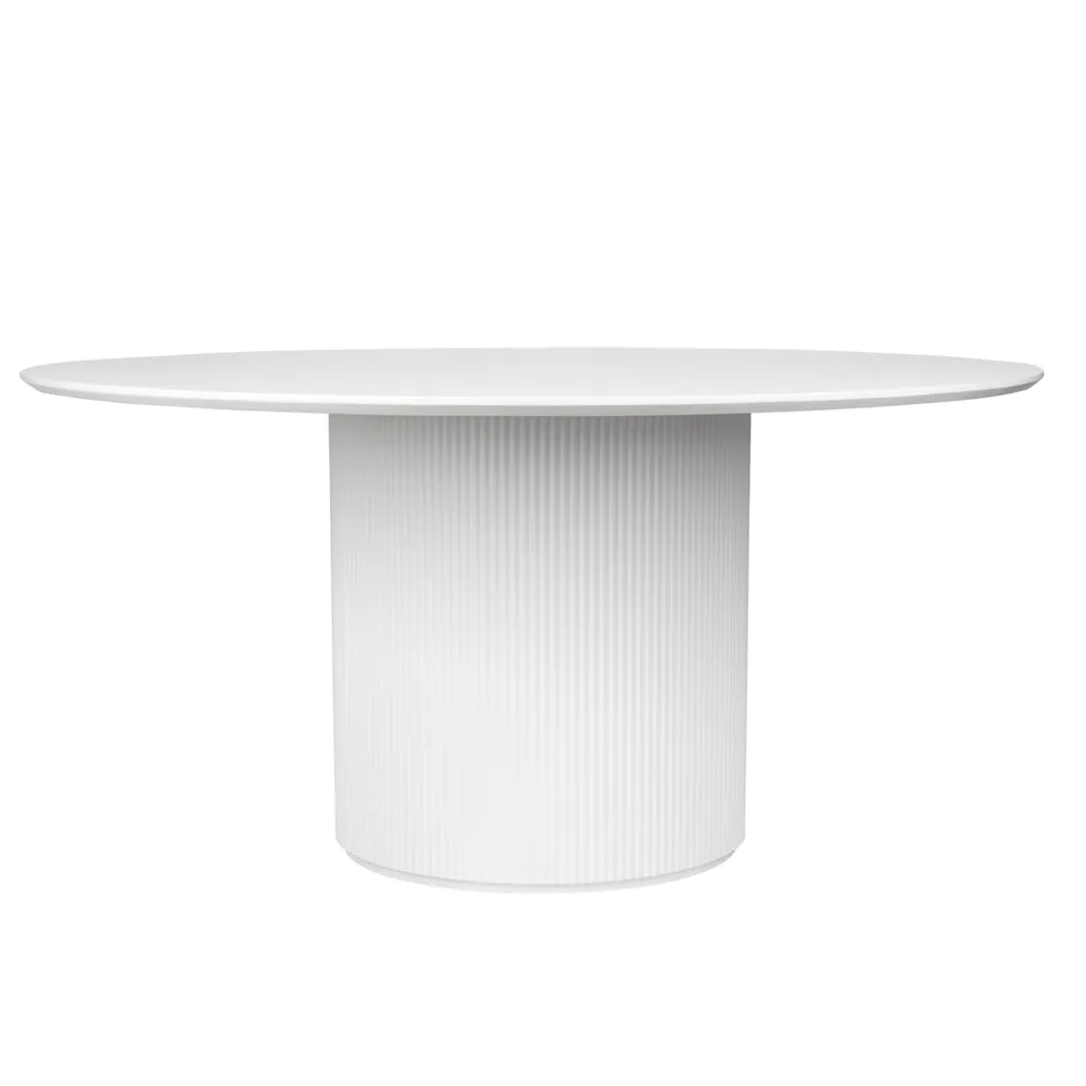 Arcadia Round Dining Table - 1.5m White