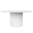 Arcadia Round Dining Table - 1.5m White