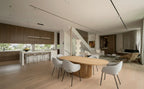 2.8m Oval Dining Table - Natural