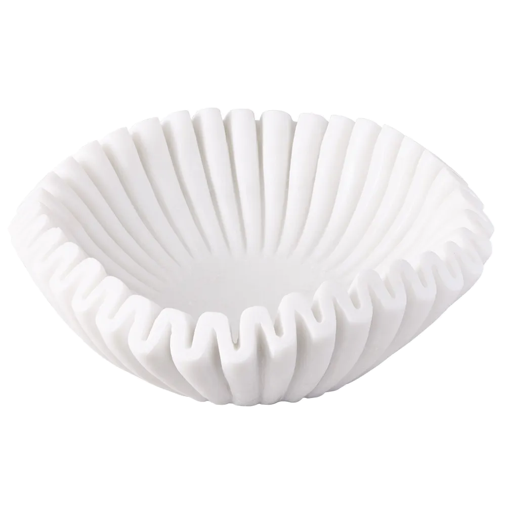 Amara Marble Bowl - White