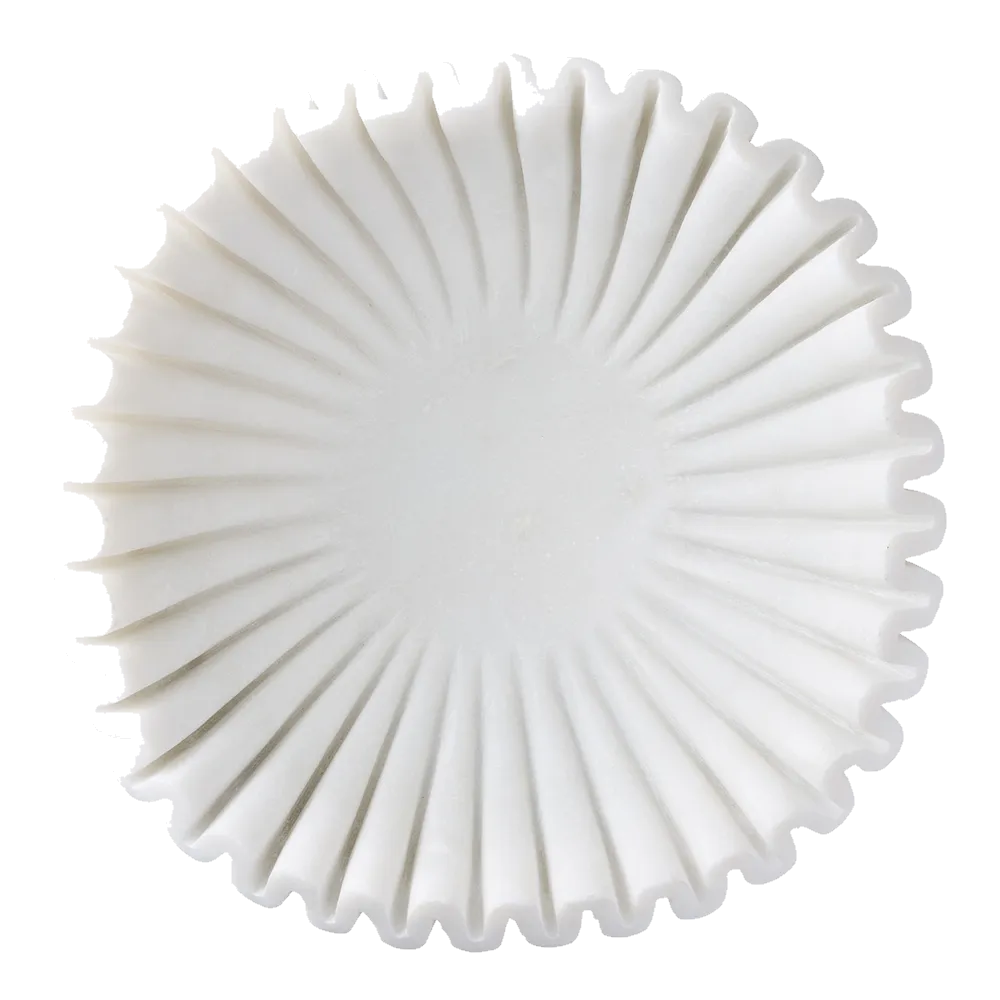 Aster Marble Bowl - White