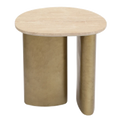Ashton Large Side Table - Travertine