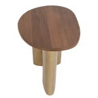 Audrey Large Side Table - Walnut