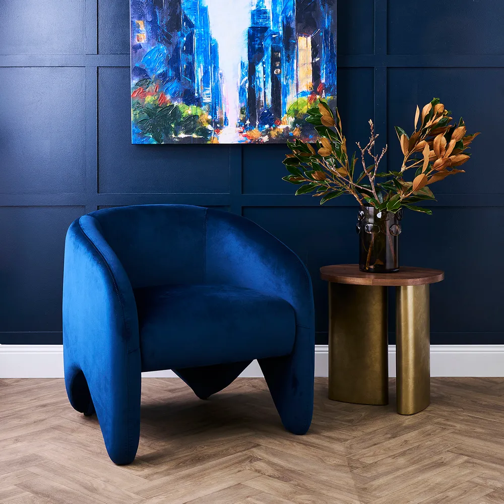 Audrey Large Side Table - Walnut