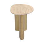 Ashton Small Side Table - Travertine
