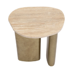 Ashton Small Side Table - Travertine