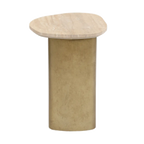 Ashton Small Side Table - Travertine