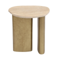 Audrey Small Side Table - Travertine