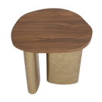 Audrey Small Side Table - Walnut