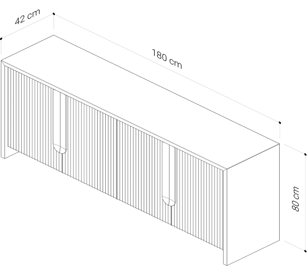 Avery 1800 Buffet - American Oak
