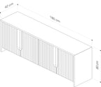 Avery 1800 Buffet - American Oak