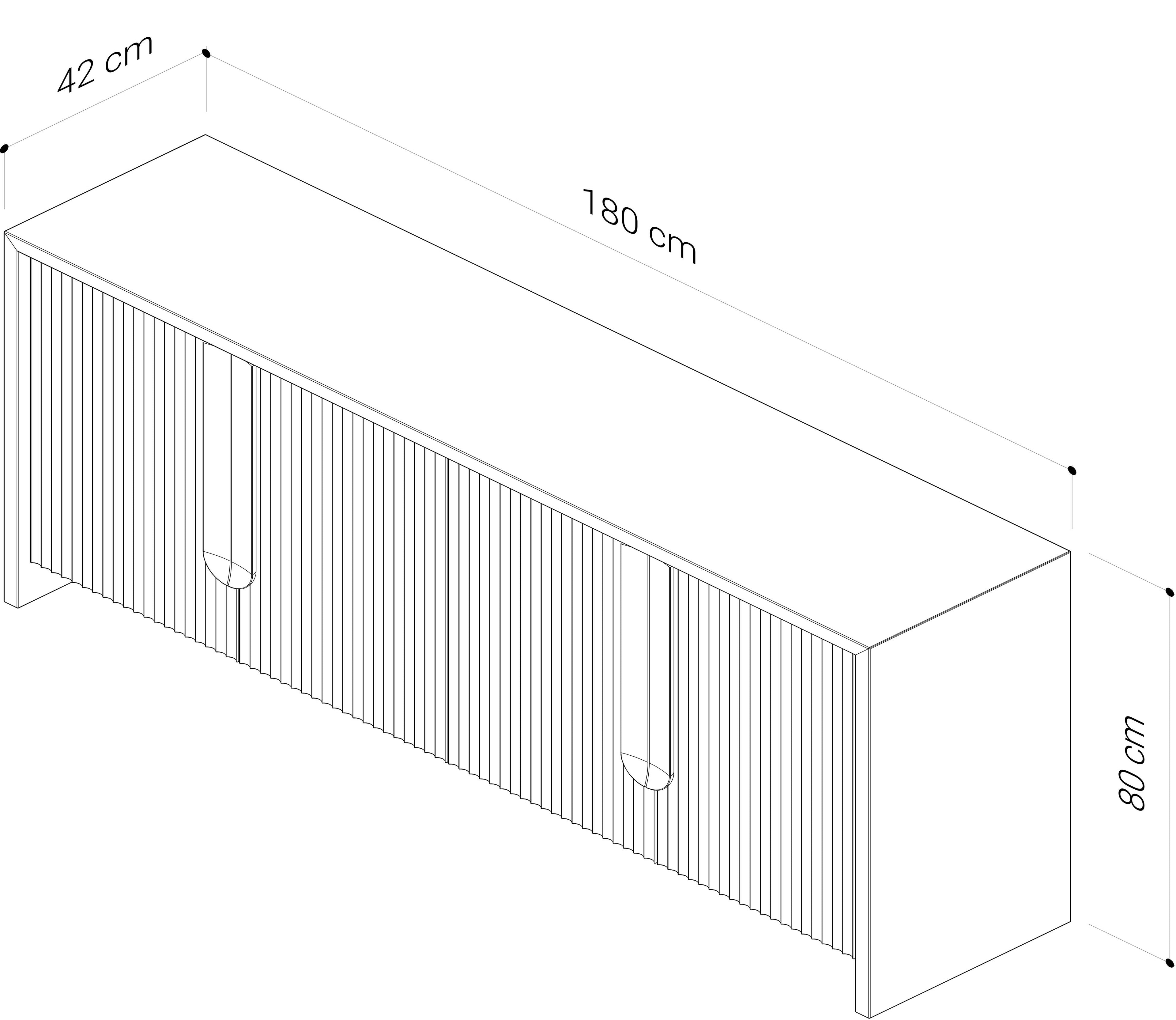 Avery 1800 Buffet - American Oak