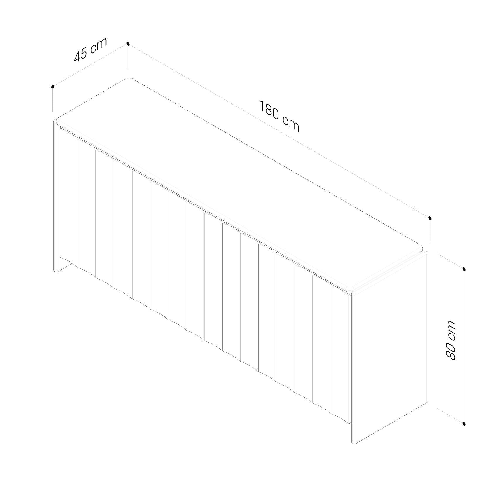 Bond 1800 Buffet - American Oak