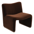Beau Occasional Chair - Dark Chocolate Velvet