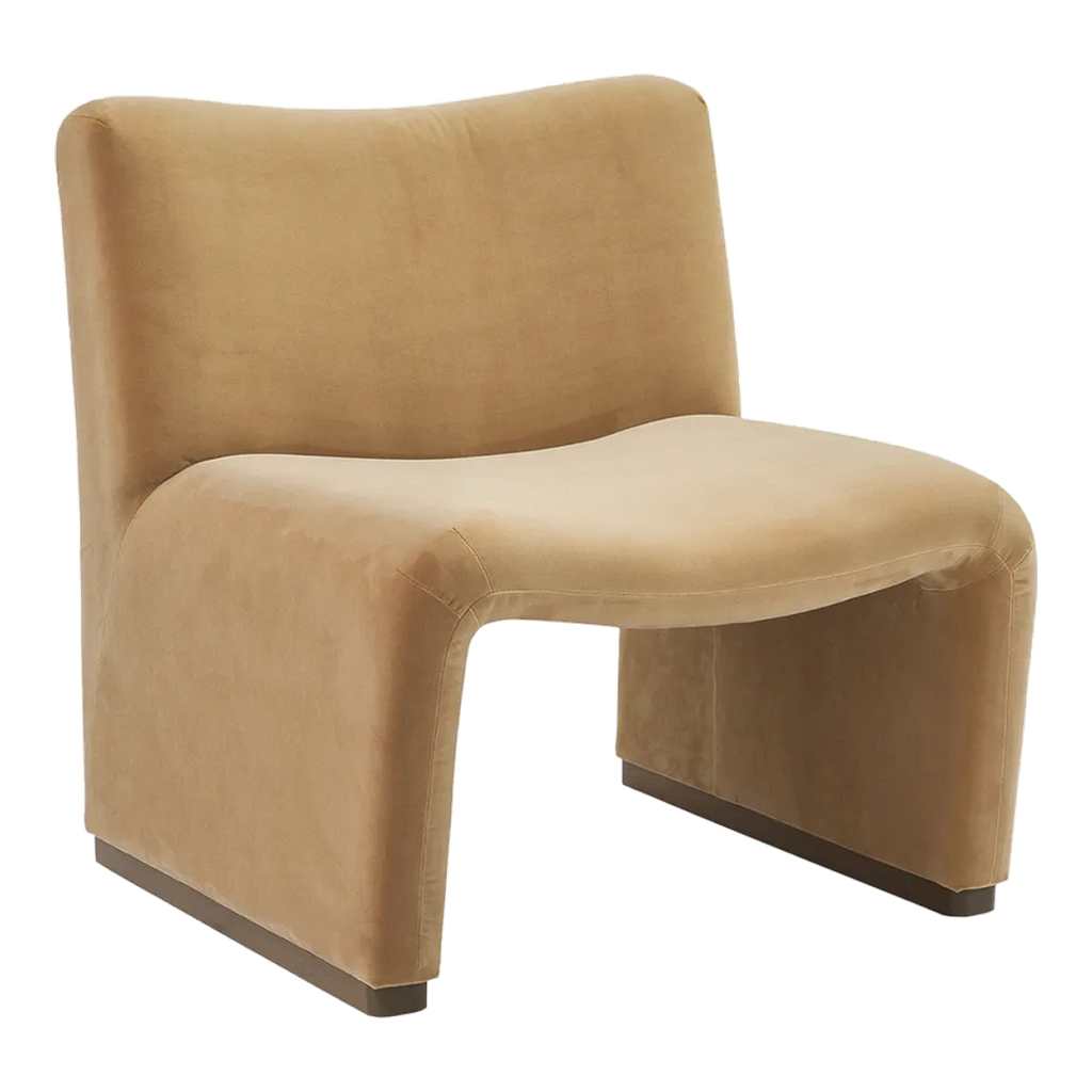 Beau Occasional Chair - Ochre Velvet