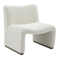 Beau Occasional Chair - White Boucle