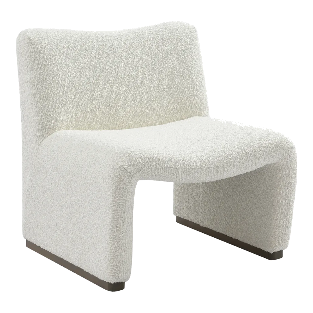Beau Occasional Chair - White Boucle