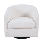 Bentley Swivel Accent Chair - Ecru