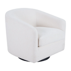 Bentley Swivel Accent Chair - Ecru