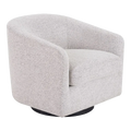 Bellevue Swivel Arm Chair - Salt & Pepper