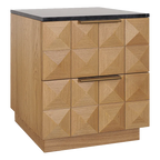 Benedict Natural Oak Bedside Table Range