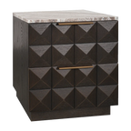 Benedict Smoked Oak Bedside Table Range
