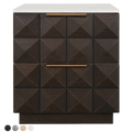 Benedict Smoked Oak Bedside Table Range