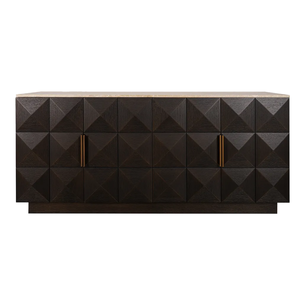 Benedict Smoked Oak Buffet Range