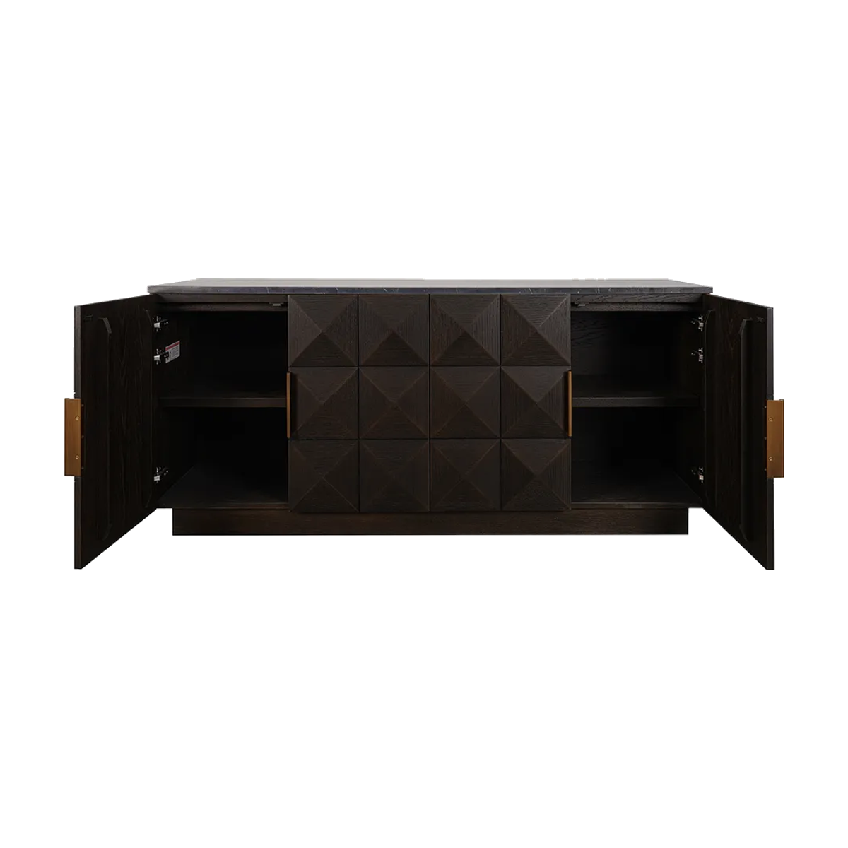 Benedict Smoked Oak Buffet Range