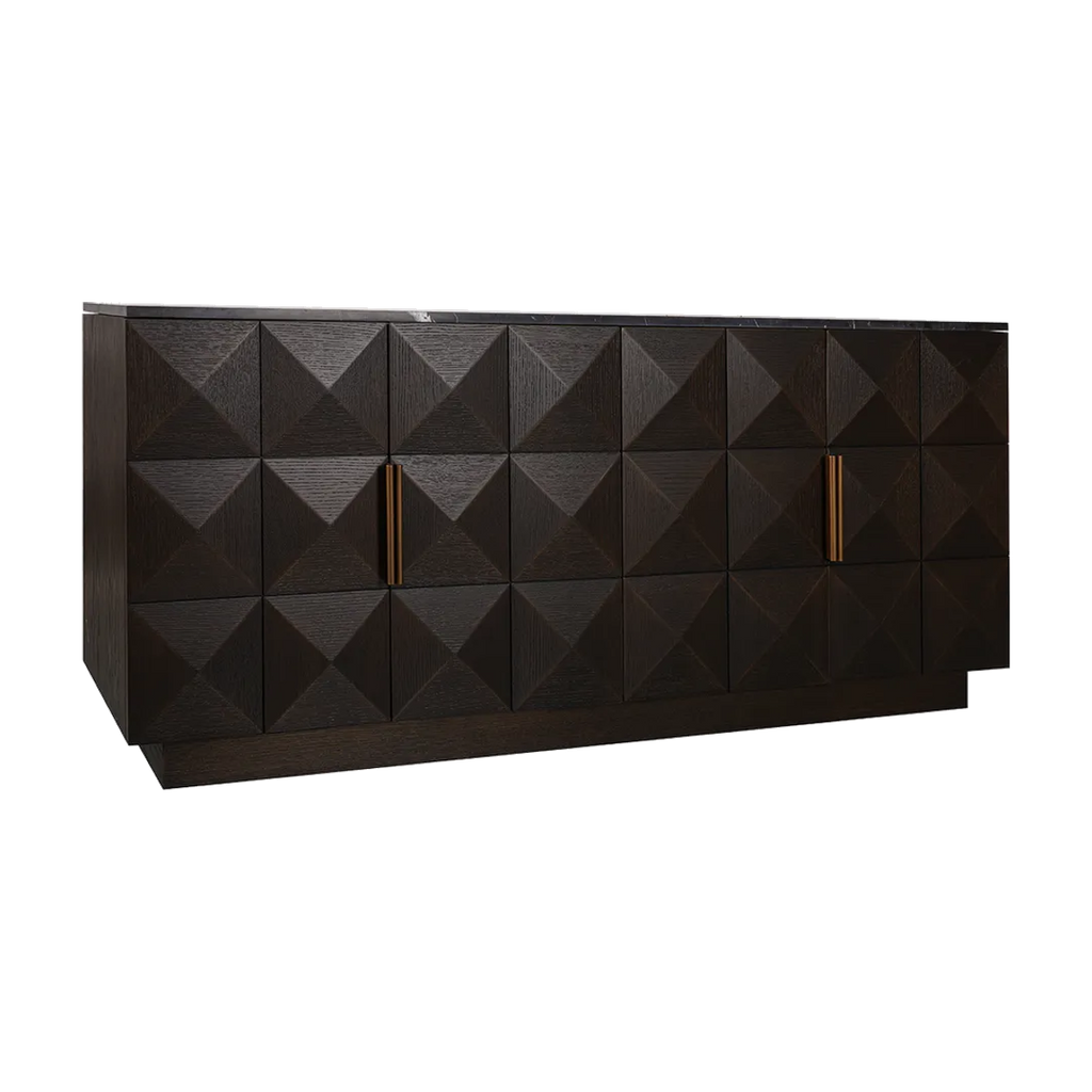 Benedict Smoked Oak Buffet Range