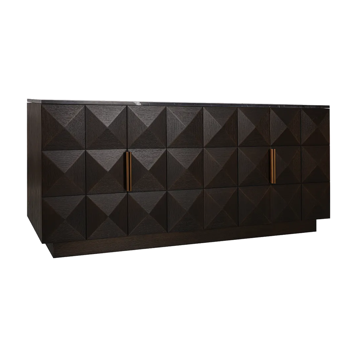 Benedict Smoked Oak Buffet Range