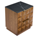 Benedict Walnut Bedside Table Range