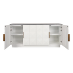 Benedict White Oak Buffet Range