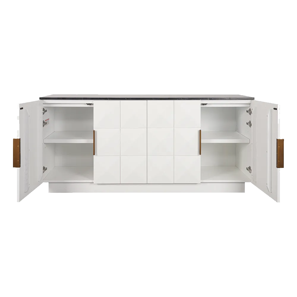 Benedict White Oak Buffet Range