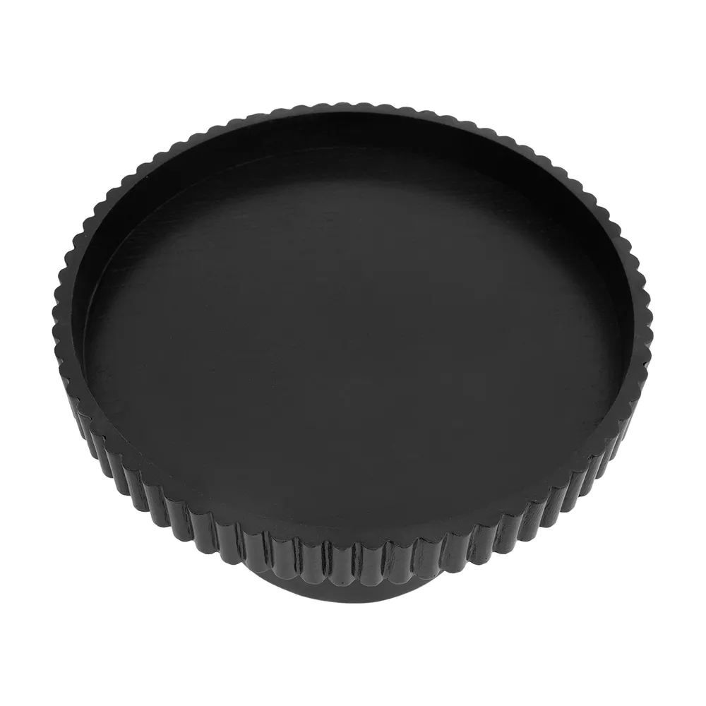 Briar Footed Bowl - Large Black