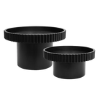 Blythe Footed Bowl - Large Black