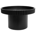 Blythe Footed Bowl - Large Black