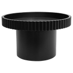 Blythe Footed Bowl - Large Black
