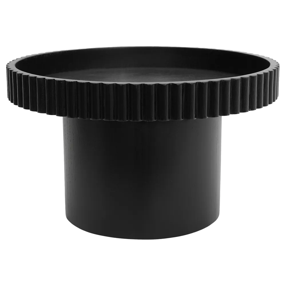 Briar Footed Bowl - Large Black