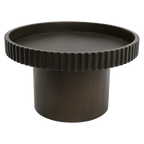 Blythe Footed Bowl - Large Dark Brown