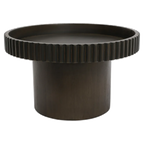 Briar Footed Bowl - Large Dark Brown