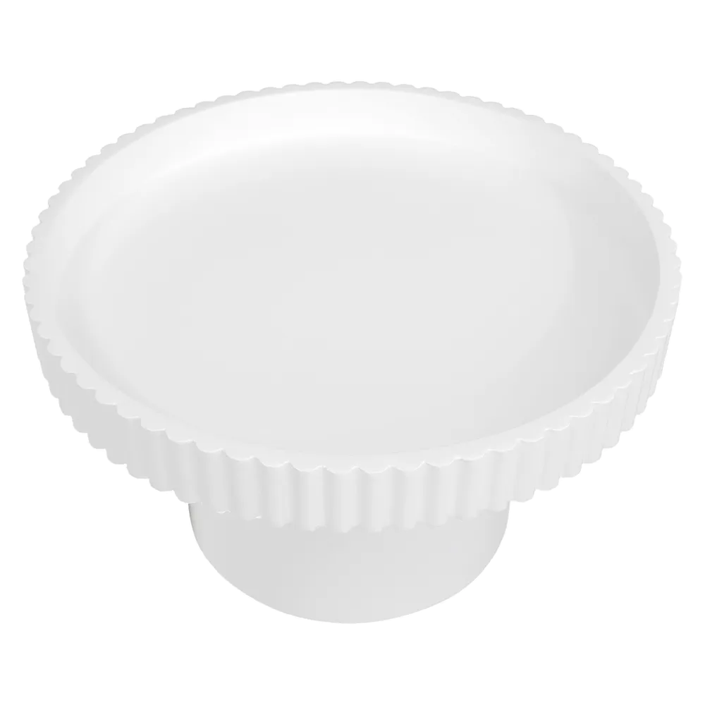 Briar Footed Bowl - Large White